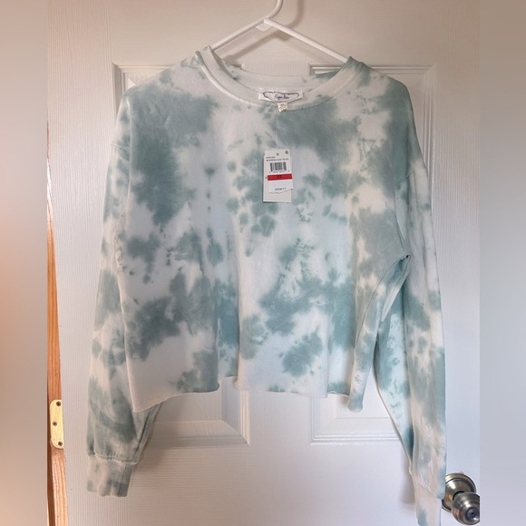 Hippie Rose Whispering Sage Tie-Dye Crewneck Sweatshirt XS - Picture 1 of 5